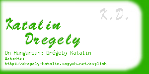 katalin dregely business card